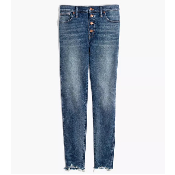 Madewell 10" High-Rise Skinny Jean in Cordova Wash - Picture 5 of 6